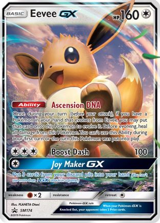 POKEMON TCG - Eevee GX - SM174 SM Promos - Promo