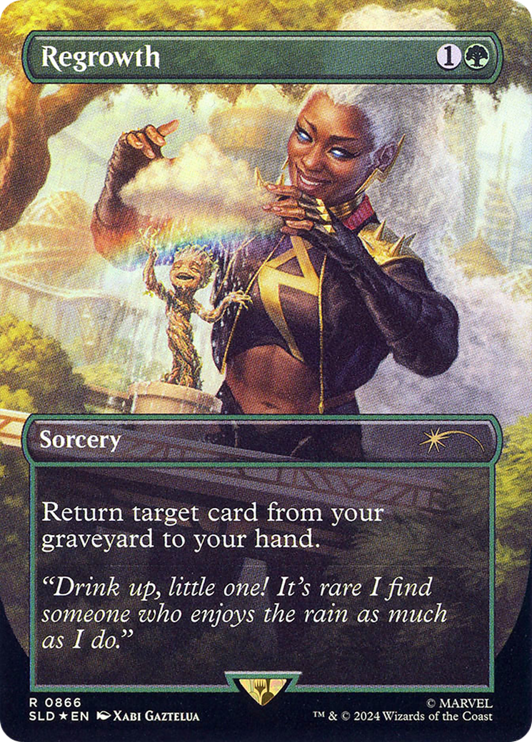 MAGIC: THE GATHERING - Regrowth (0866) (SLD-866) - Secret Lair Drop (Borderless) Foil