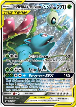 POKEMON TCG - Celebi & Venusaur GX SM167 SM Promos - Promo