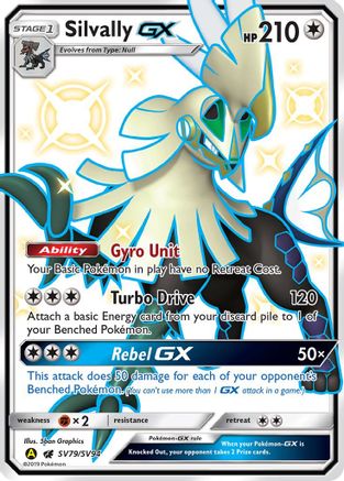 POKEMON TCG - Silvally GX SV79/SV94 Hidden Fates Shiny Vault - Shiny Holo Rare