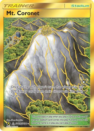 POKEMON TCG - Mt. Coronet SV89 Hidden Fates Shiny Vault - Shiny Holo Rare