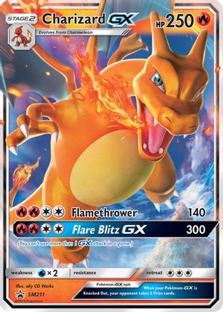POKEMON TCG - Charizard GX SM211 SM Promos - Promo
