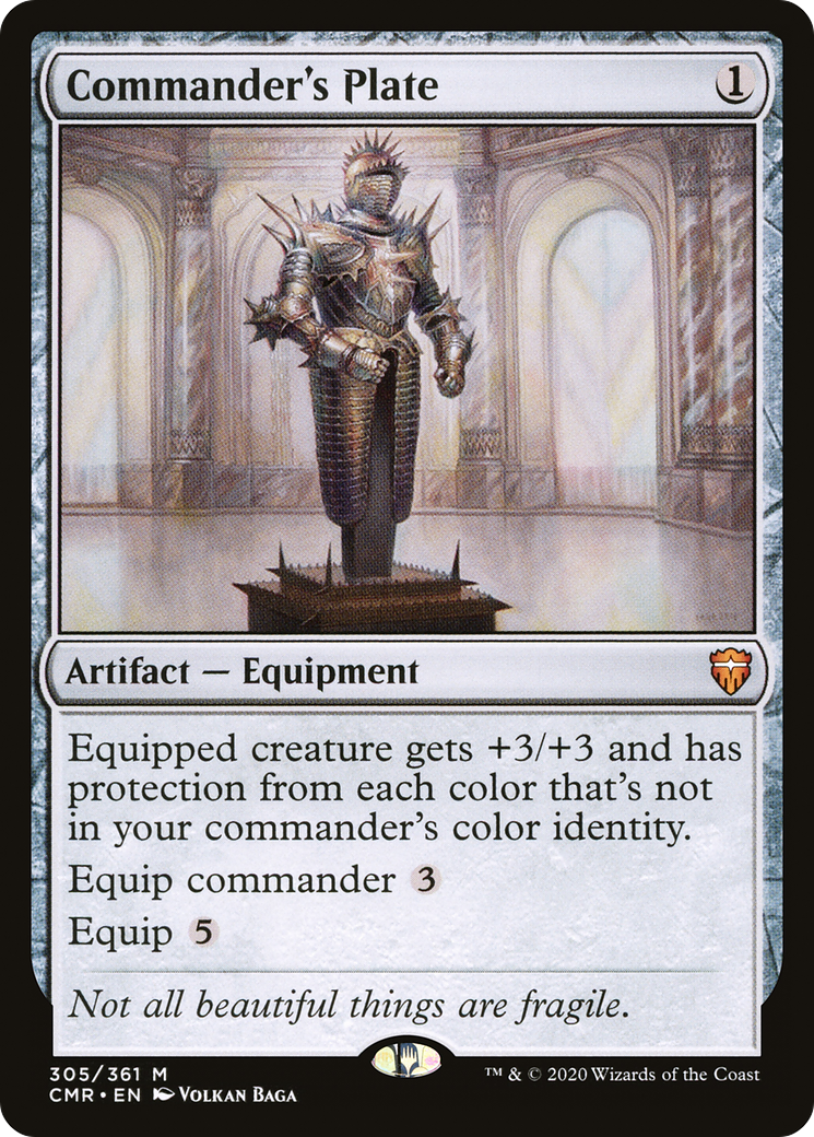 MAGIC: THE GATHERING - Commander's Plate (CMR-305) - Commander Legends Foil