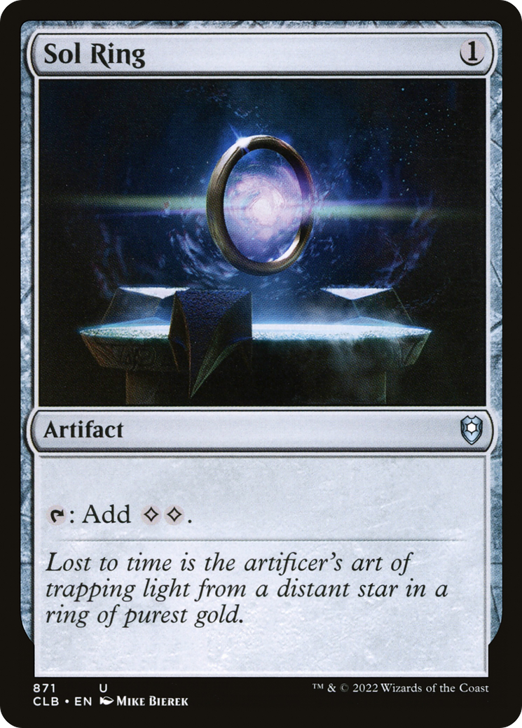 MAGIC: THE GATHERING - Sol Ring (CLB-871) - Commander Legends: Battle for Baldur's Gate