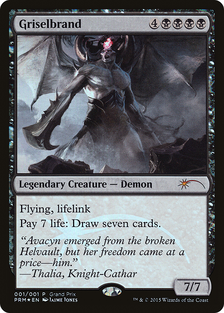MAGIC: THE GATHERING - Griselbrand (GPP-001) - Grand Prix Promos Foil