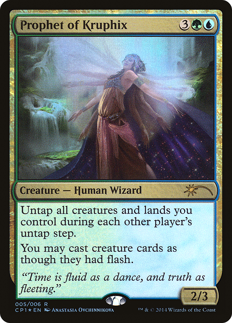MAGIC: THE GATHERING - Prophet of Kruphix (UMP-005) - Magic 2015 Clash Pack Foil