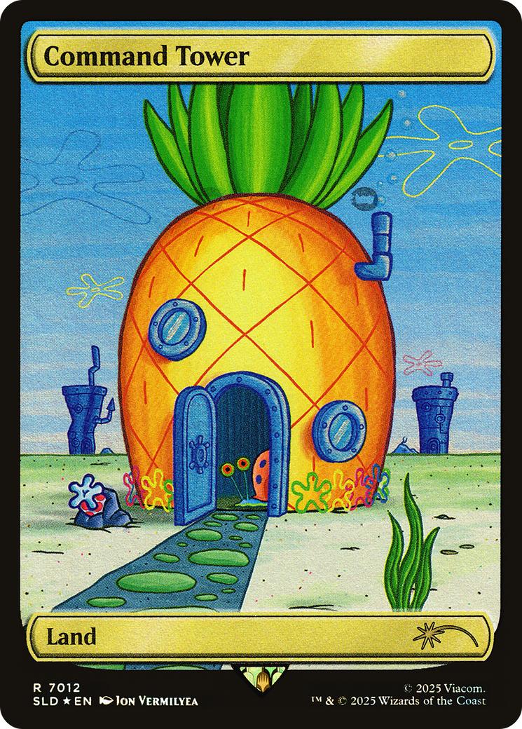 MAGIC: THE GATHERING - Command Tower (7012) (Rainbow Foil) (SLD-7012) - Secret Lair Drop Foil