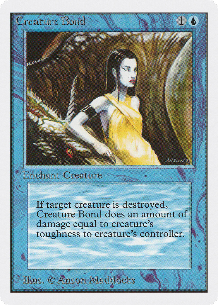 MAGIC: THE GATHERING - Creature Bond (2ED-056) - Unlimited Edition