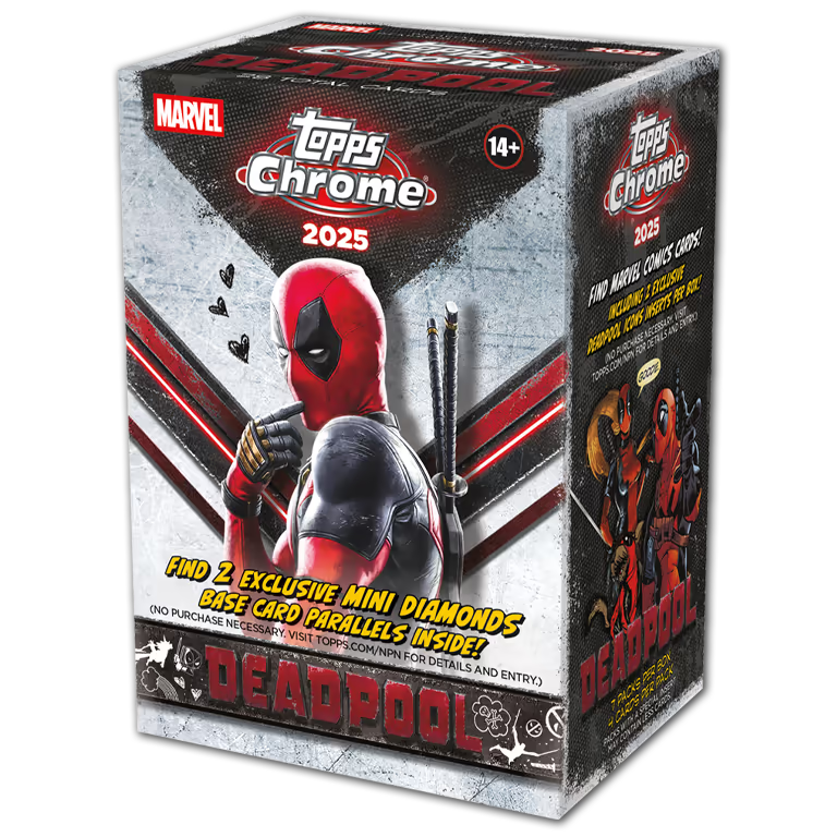 Topps 2025 Marvel Deadpool Chrome Value Box