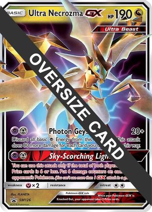 POKEMON TCG - Ultra Necrozma GX - SM126 Jumbo Cards - Promo