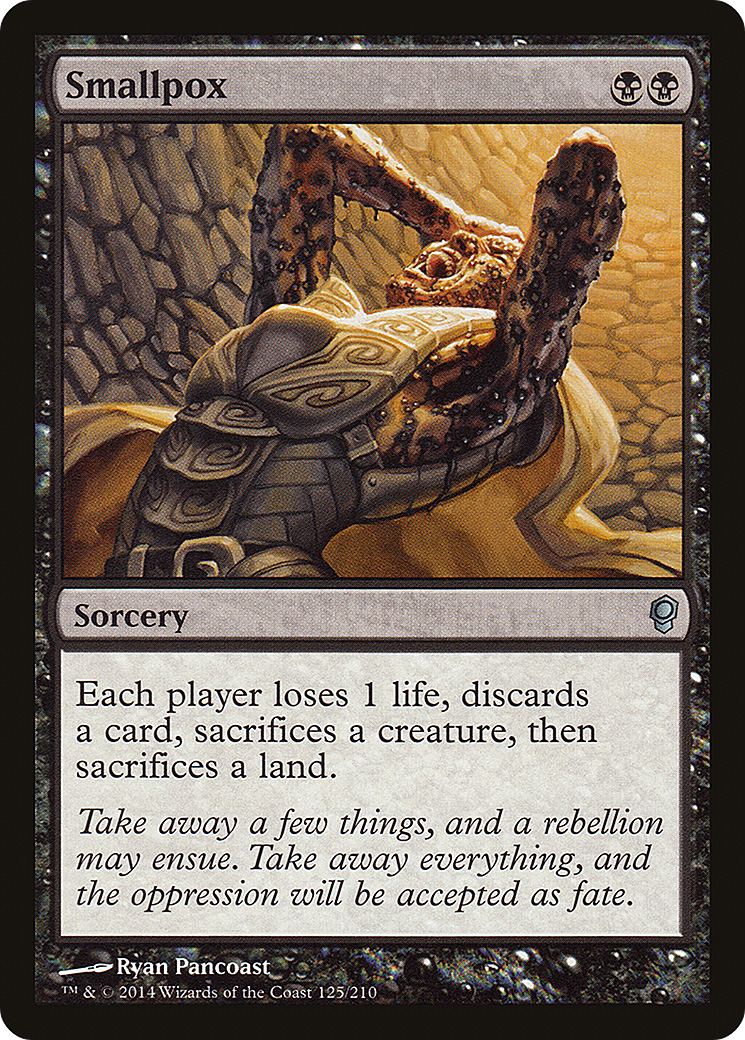 MAGIC: THE GATHERING - Smallpox (CNS-125) - Conspiracy Foil