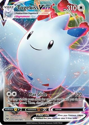 POKEMON TCG - Togekiss VMAX 141/185 SWSH04 Vivid Voltage - Ultra Rare