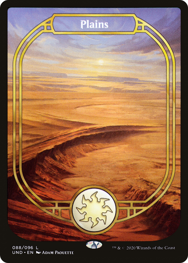 MAGIC: THE GATHERING - Plains (Full Art) (UND-088) - Unsanctioned Foil