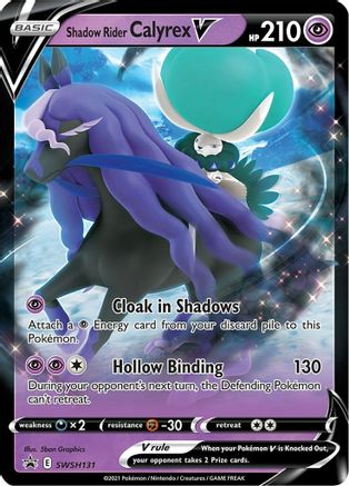 POKEMON TCG - Shadow Rider Calyrex V SWSH131/307 SWSH Sword & Shield Promo Cards - Promo