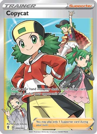 POKEMON TCG - Copycat (Full Art) 200/203 SWSH07 Evolving Skies - Ultra Rare
