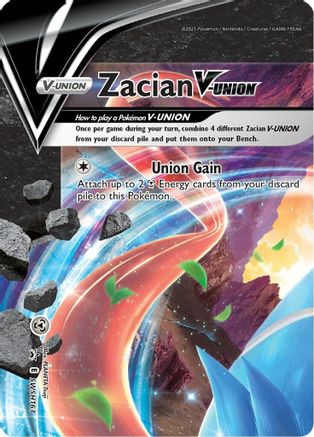 POKEMON TCG - Zacian V-UNION - SWSH163/307 SWSH Sword & Shield Promo Cards - Promo