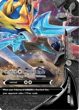 POKEMON TCG - Zacian V-UNION - SWSH166/307 SWSH Sword & Shield Promo Cards - Promo