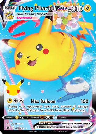 POKEMON TCG - Flying Pikachu VMAX 007/025 Celebrations - Ultra Rare