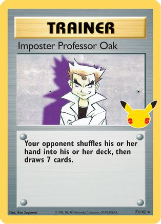 POKEMON TCG - Imposter Professor Oak 073/102 Celebrations Classic Collection - Classic Collection