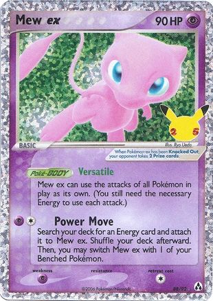 POKEMON TCG - Mew ex 088/92 Celebrations Classic Collection - Classic Collection