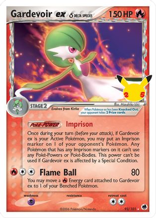 POKEMON TCG - Gardevoir ex (Delta Species) 093/101 Celebrations Classic Collection - Classic Collection