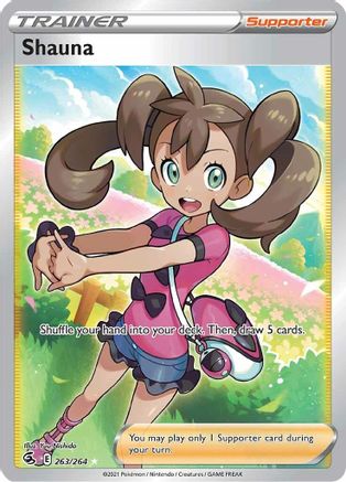 POKEMON TCG - Shauna (Full Art) 263/264 SWSH08 Fusion Strike - Ultra Rare