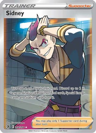 POKEMON TCG - Sidney (Full Art) 264/264 SWSH08 Fusion Strike - Ultra Rare