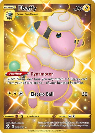 POKEMON TCG - Flaaffy (Secret) 280/264 SWSH08 Fusion Strike - Secret Rare