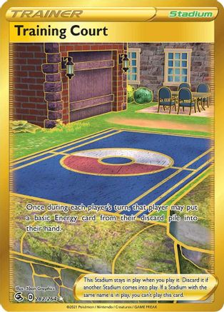 POKEMON TCG - Training Court (Secret) 282/264 SWSH08 Fusion Strike - Secret Rare