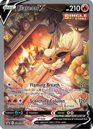 POKEMON TCG - Flareon V SWSH179 SWSH Sword & Shield Promo Cards - Promo