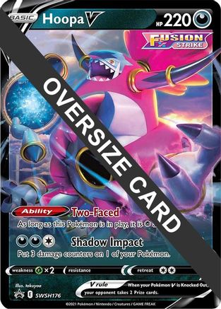POKEMON TCG - Hoopa V - SWSH176 Jumbo Cards - Promo
