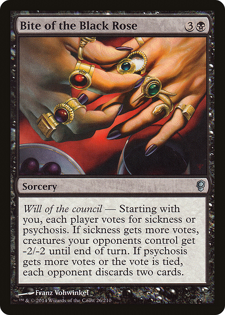 MAGIC: THE GATHERING - Bite of the Black Rose (CNS-026) - Conspiracy