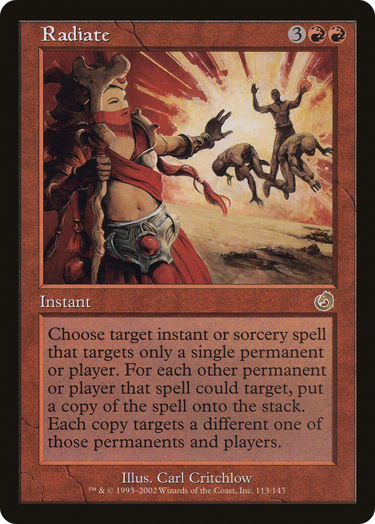 MAGIC: THE GATHERING - Radiate (TOR-113) - Torment Foil