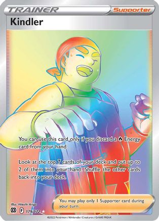 POKEMON TCG - Kindler (Secret) 179/172 SWSH09 Brilliant Stars - Secret Rare