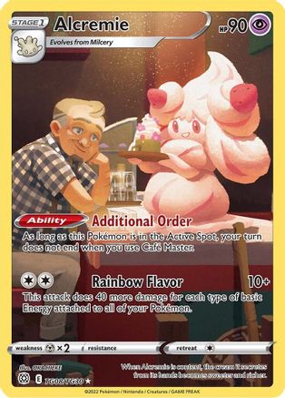POKEMON TCG - Alcremie TG08/TG30 SWSH09 Brilliant Stars Trainer Gallery - Ultra Rare