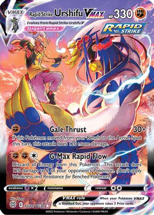POKEMON TCG - Rapid Strike Urshifu VMAX TG21/TG30 SWSH09 Brilliant Stars Trainer Gallery - Ultra Rare