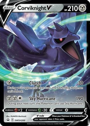 POKEMON TCG - Corviknight V SWSH200/307 SWSH Sword & Shield Promo Cards - Promo