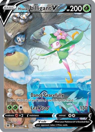 POKEMON TCG - Hisuian Lilligant V (Alternate Full Art) 163/189 SWSH10 Astral Radiance - Ultra Rare