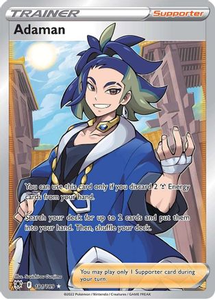 POKEMON TCG - Adaman (Full Art) 181/189 SWSH10 Astral Radiance - Ultra Rare
