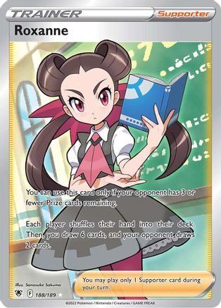 POKEMON TCG - Roxanne (Full Art) 188/189 SWSH10 Astral Radiance - Ultra Rare
