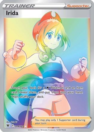 POKEMON TCG - Irida (Secret) 204/189 SWSH10 Astral Radiance - Secret Rare