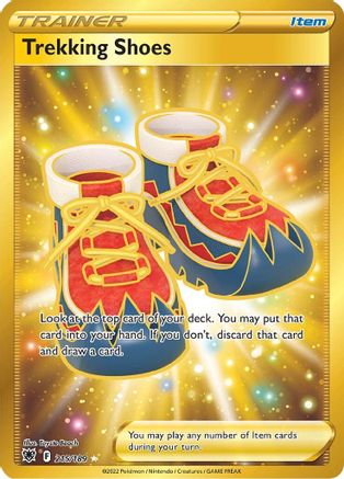 POKEMON TCG - Trekking Shoes (Secret) 215/189 SWSH10 Astral Radiance - Secret Rare