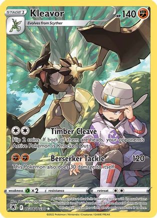 POKEMON TCG - Kleavor TG08/TG30 SWSH10 Astral Radiance Trainer Gallery - Ultra Rare