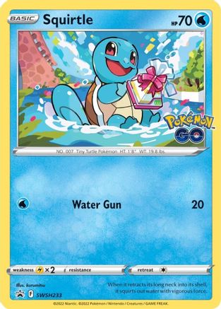 POKEMON TCG - Squirtle SWSH233 SWSH Sword & Shield Promo Cards - Promo