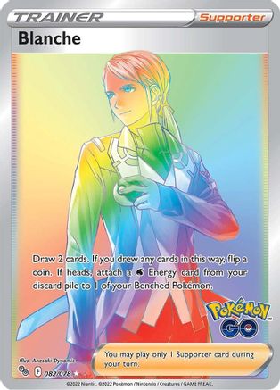 POKEMON TCG - Blanche (Secret) 082/078 Pokemon GO - Secret Rare