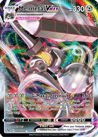 POKEMON TCG - Melmetal VMAX 048/078 Pokemon GO - Ultra Rare