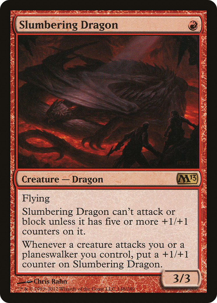 MAGIC: THE GATHERING - Slumbering Dragon (M13-148) - Magic 2013