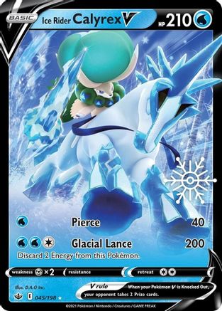 POKEMON TCG - Ice Rider Calyrex V 045/198 Miscellaneous Cards & Products - Promo