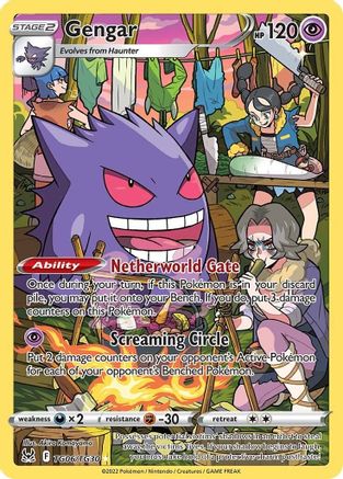 POKEMON TCG - Gengar TG06/TG30 SWSH11 Lost Origin Trainer Gallery - Ultra Rare