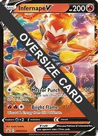 POKEMON TCG - Infernape V - SWSH252 SWS252 Jumbo Cards - Promo